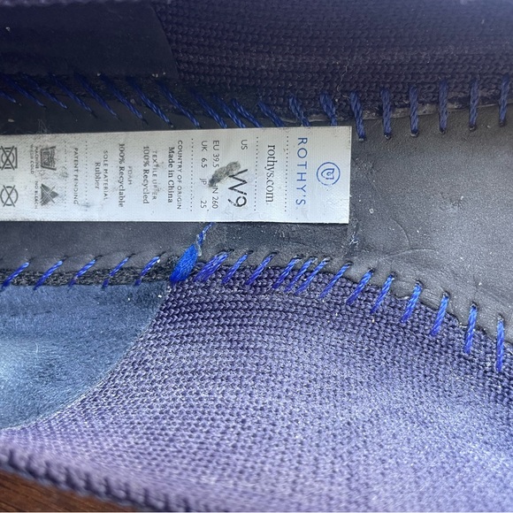 Rothy’s The Point navy flats - Picture 2 of 2